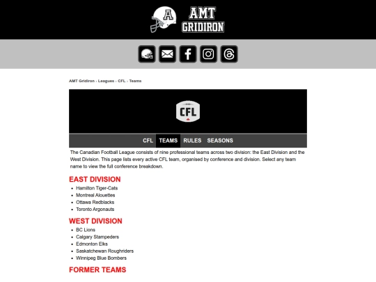 cfl/cflteams screenshot