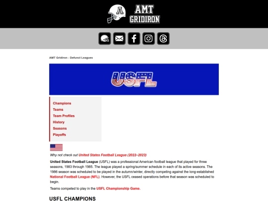 dfl/usfl1983 screenshot