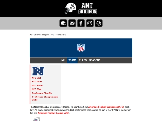 nfl/nfc screenshot