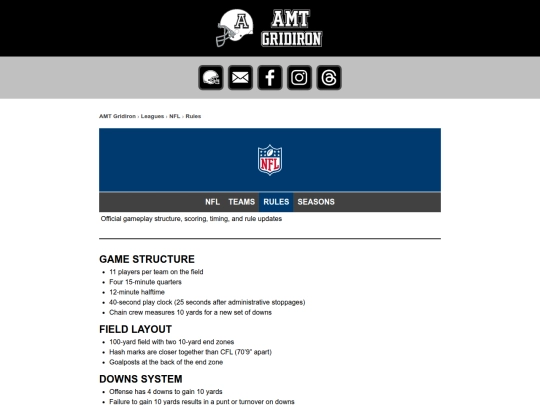 nfl/nflrules screenshot