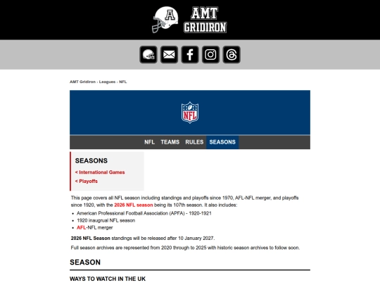 nfl/nflseasons screenshot