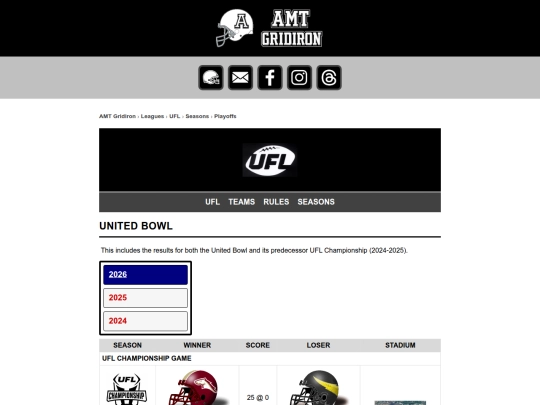 ufl/unitedbowl screenshot