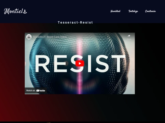 Pagina personal de Andrés Montiel/header screenshot
