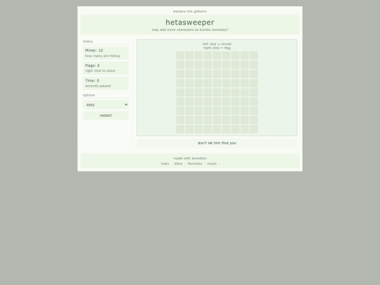 minesweeper screenshot