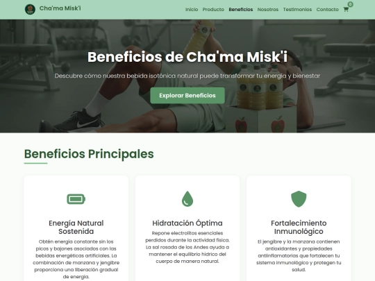 beneficios screenshot