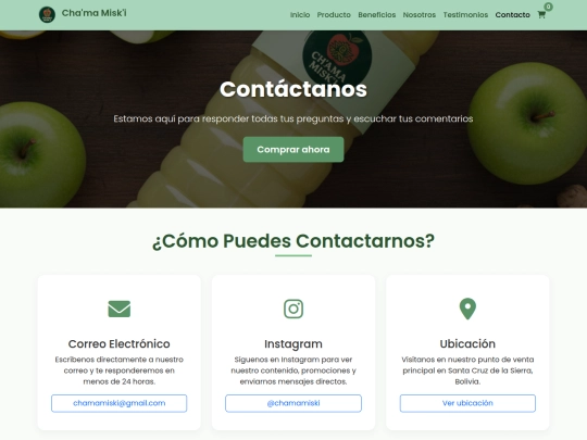 contacto screenshot