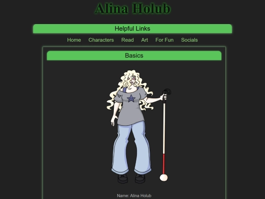 character profiles/alina screenshot