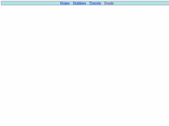 Foods screenshot