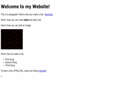 index screenshot