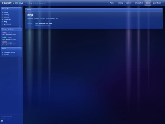 blog screenshot
