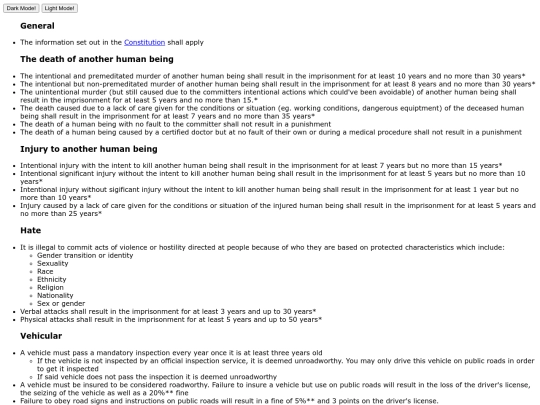 laws screenshot