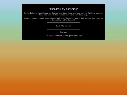generators/aknocmaker screenshot