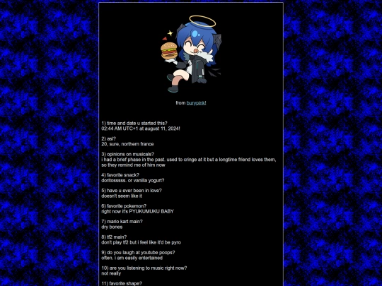 wasteland/questionnaire screenshot