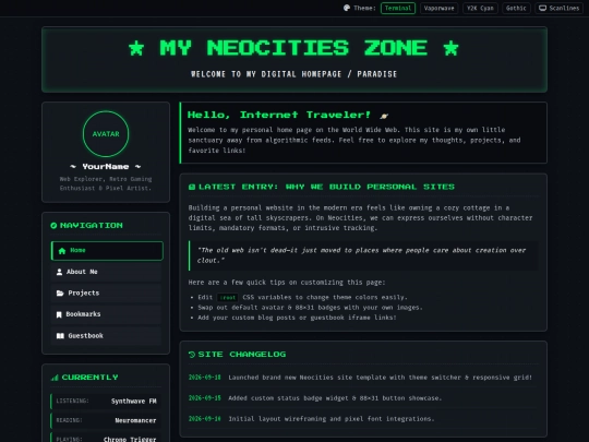 index screenshot