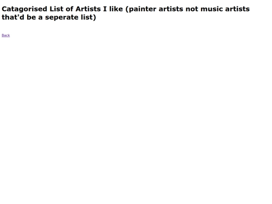 artisttemp screenshot
