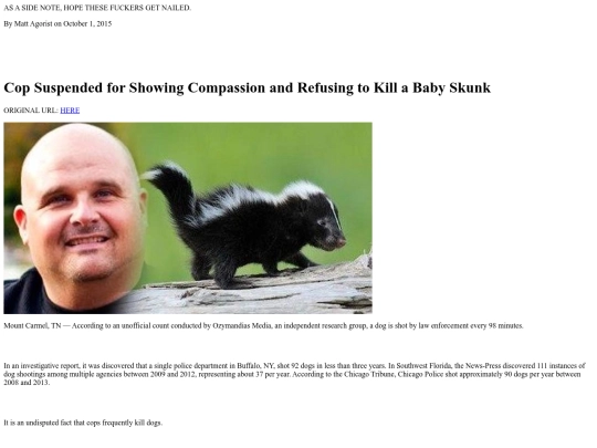 SKUNK-cop screenshot