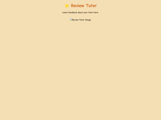 review-tutor screenshot