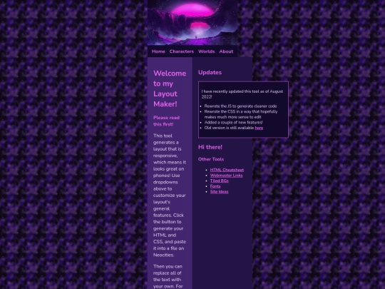 index screenshot