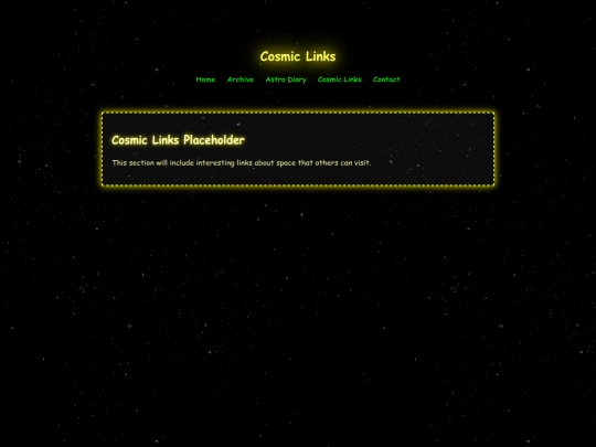 cosmic-links screenshot