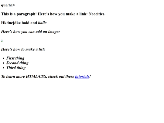 index screenshot