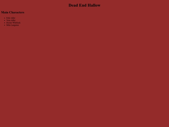 index screenshot
