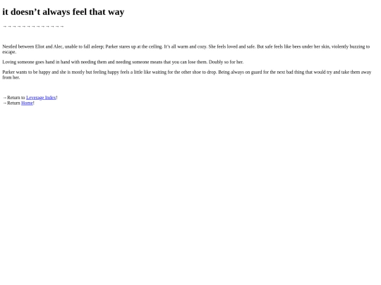leverage/it_doesnt_always_feel_that_way screenshot