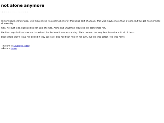 leverage/not_alone_anymore screenshot