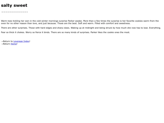 leverage/salty_sweet screenshot