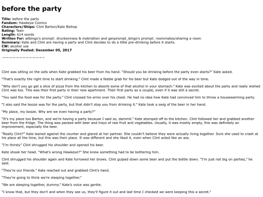 marvel/before_the_party screenshot