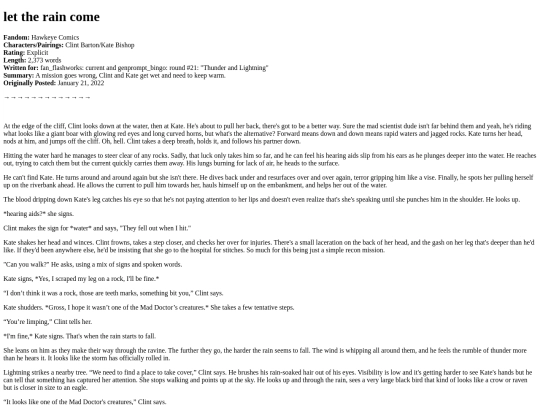 marvel/let_the_rain_come screenshot