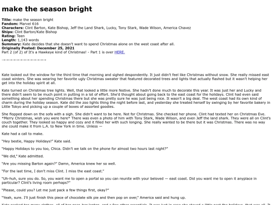 marvel/make_the_season_bright screenshot
