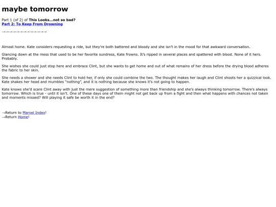 marvel/maybe_tomorrow screenshot