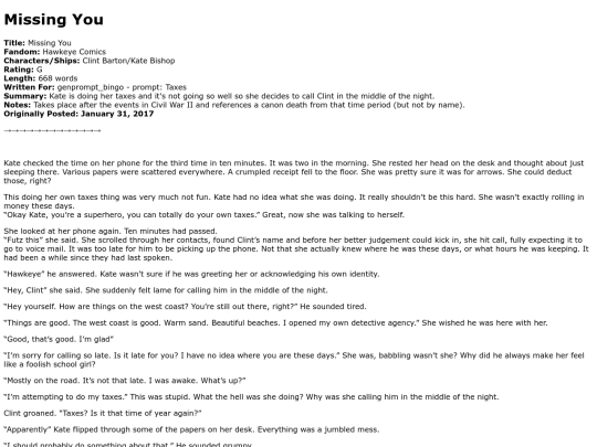 marvel/missing_you screenshot