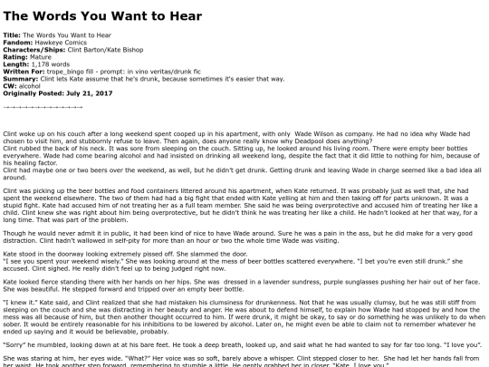 marvel/the_words_you_wantto_hear screenshot