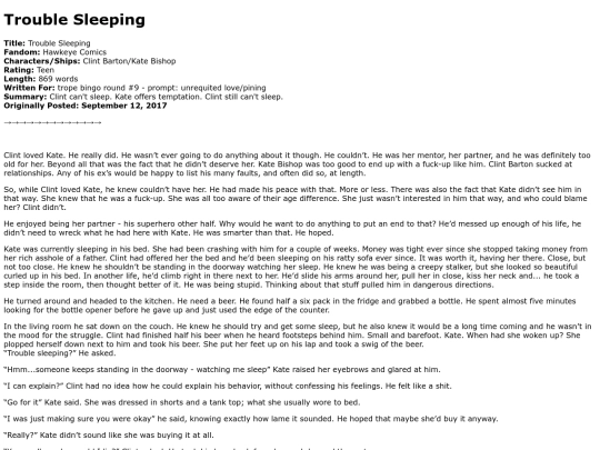 marvel/trouble_sleeping screenshot