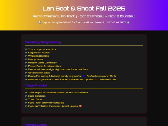 test screenshot