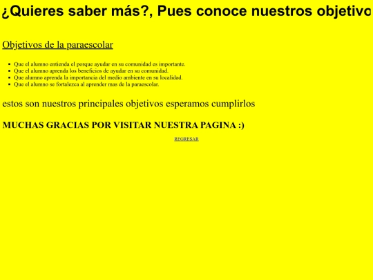 objetivos screenshot
