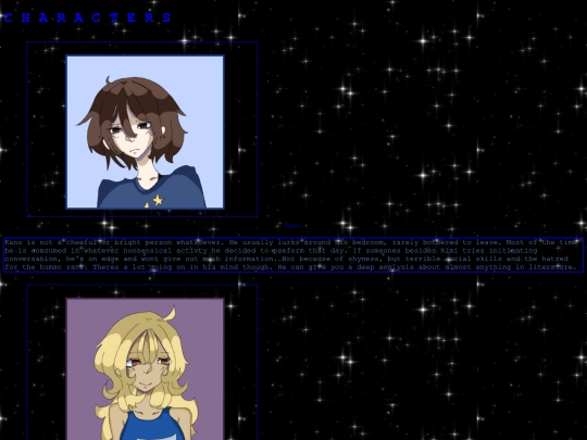 Characterprof screenshot
