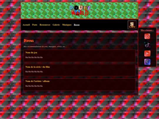 Recos screenshot