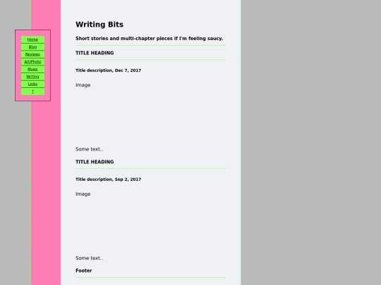 writing screenshot