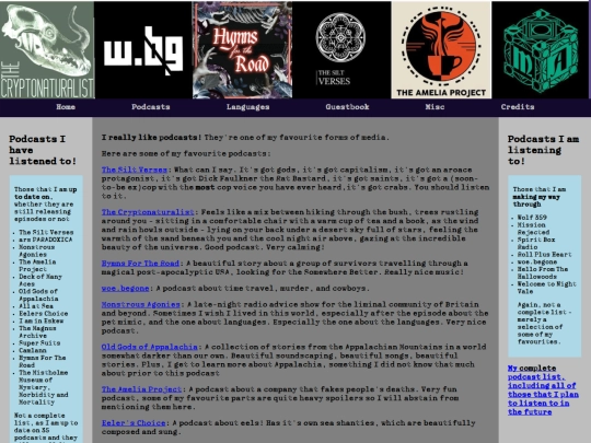 podcasts screenshot