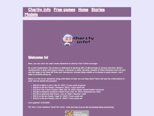 charity screenshot