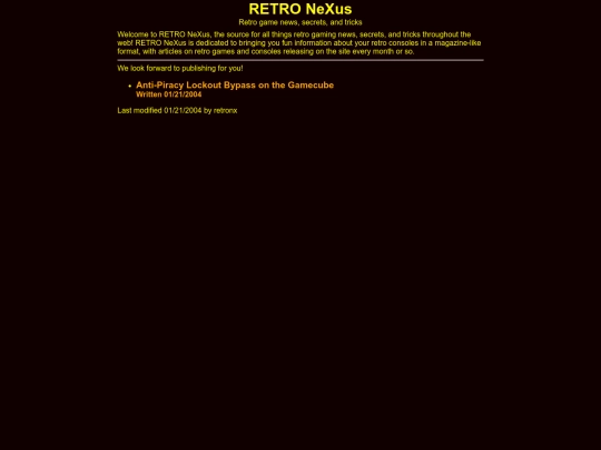 retronx screenshot