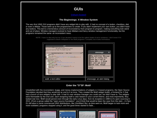 unix/guis screenshot