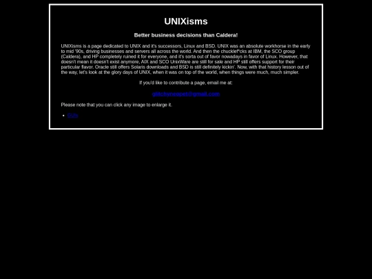 unix screenshot