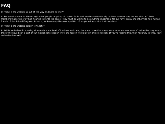 faq screenshot