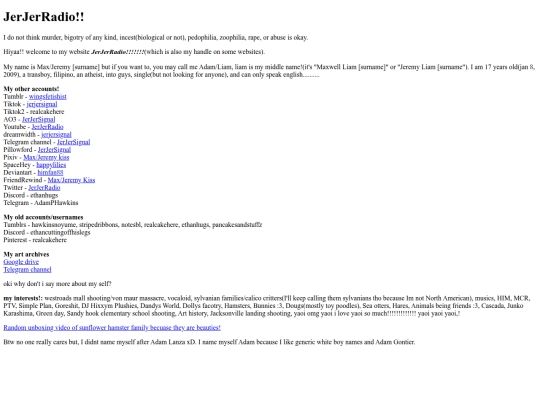 index screenshot