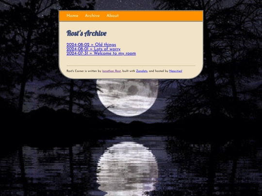 archive screenshot