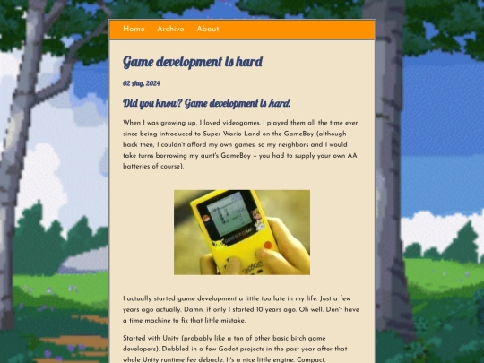 posts/2024-08-02-Game-development-is-hard screenshot