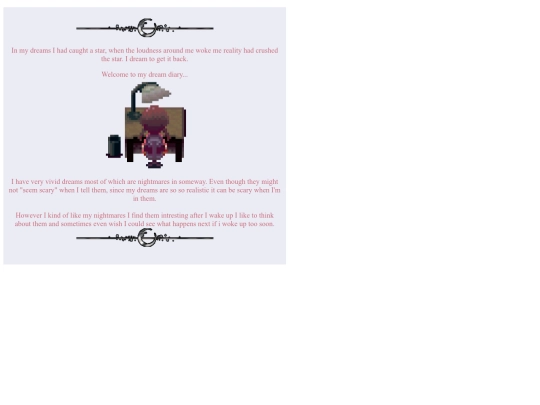 blogs/dreams/main screenshot
